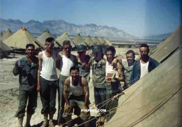 US Army soldiers in San Bernadino, USA 1943