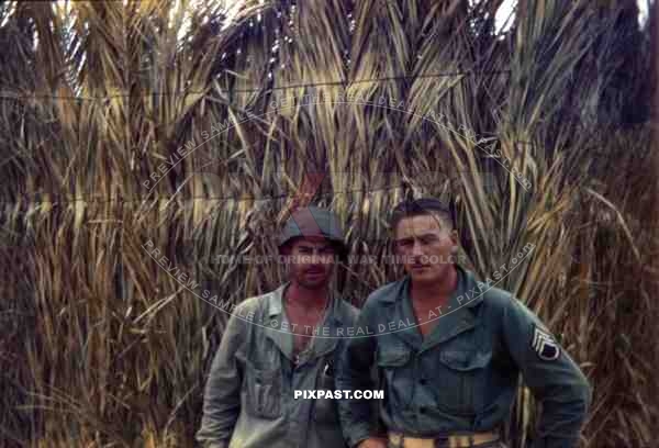 US Army soldiers in San Bernadino, USA 1943