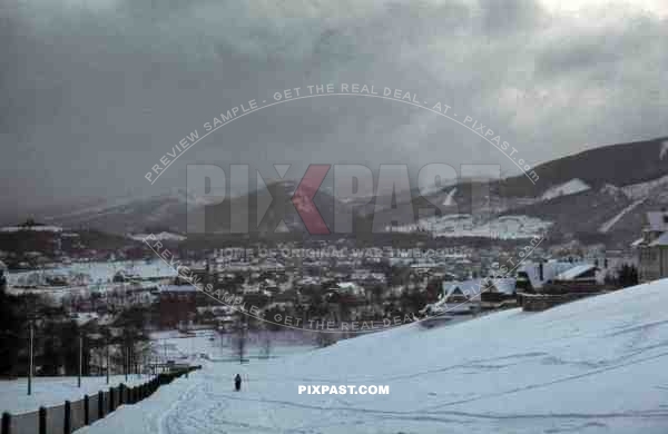 View over Zakopane, Poland 1940