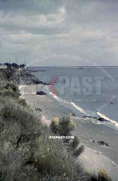 viewpoint "Plage du Rocher du Lion" in St. Nazaire, France 1942