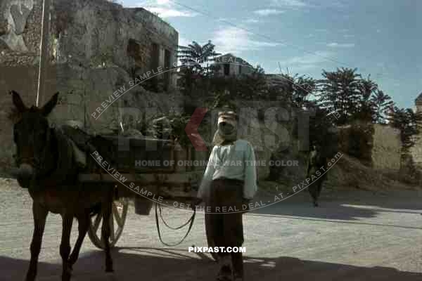 Villagers on the Island of Crete 1941 during German Occupation