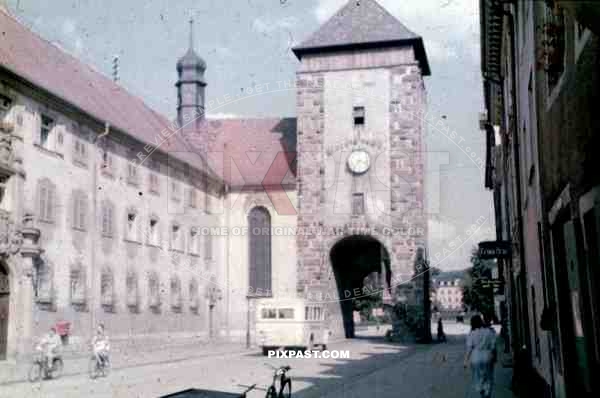 Villingen in Schwarzwald Blackforest 1936. Bicken- tors, Bus