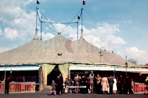 War time German Circus in Paderborn Germany 1942