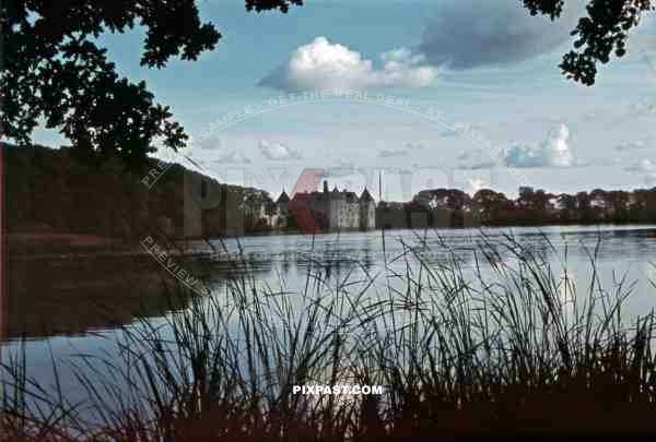 water castle GlÃ¼cksburg, Germany 1941