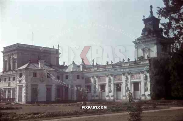 Wilanow castle in Warsaw, Poland 1940